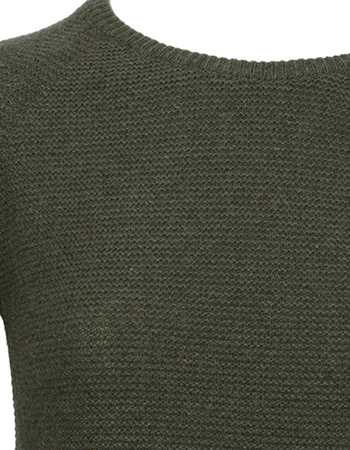 Trui Giulietta Recycled Cashmere Green Foresta detail