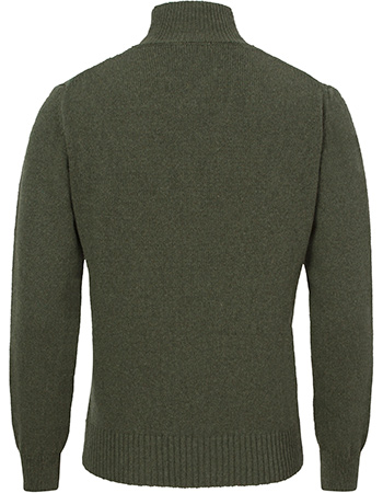 Trui Ada Recycled Cashmere Green Muschio detail