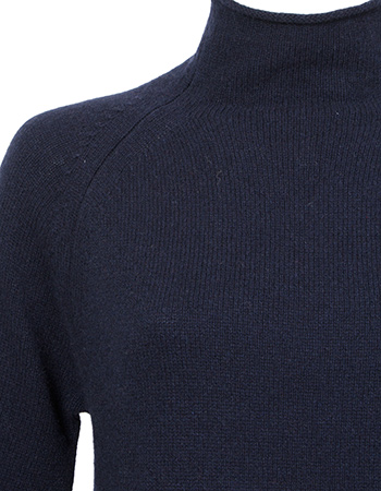 Trui Ivonne Recycled Cashmere Blue Mora detail