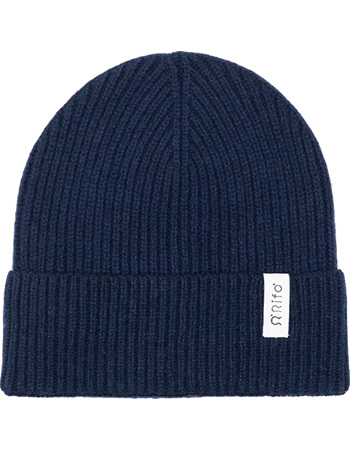 Beanie Marcello Recycled Cashmere Blue Mora