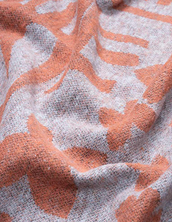 Cape Creek Gerecycled Katoen Lilac Brick detail