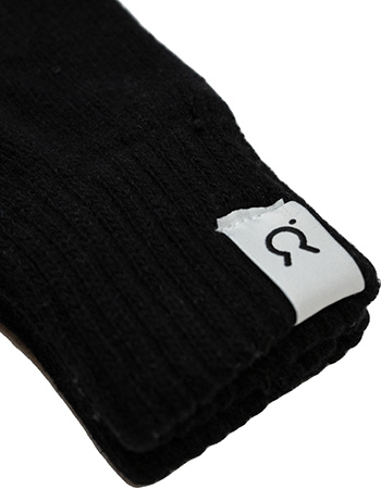 Handschoenen Anita Gerecycled Cashmere Blue Mora detail