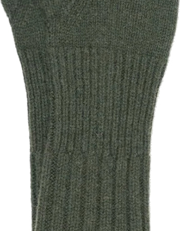 Vingerloze Handschoenen Tamara Gerecycled Kasjmier Groen detail