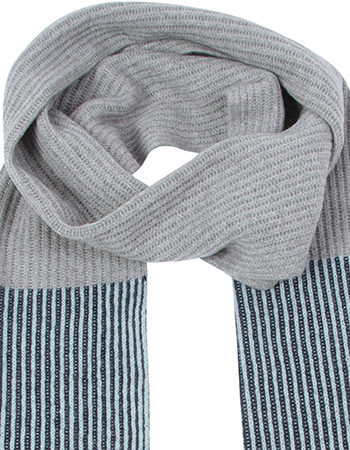 Shawl Teresa Recycled Cashmere Blue Alabastro detail