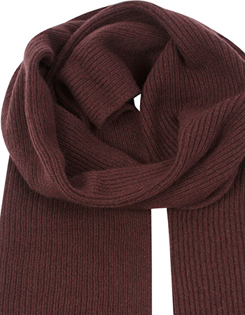 Shawl Fedrica Recycled Cashmere Brown Caffe detail