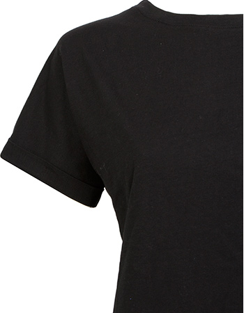 Shirt Cris Gerecycled Black Corvino detail