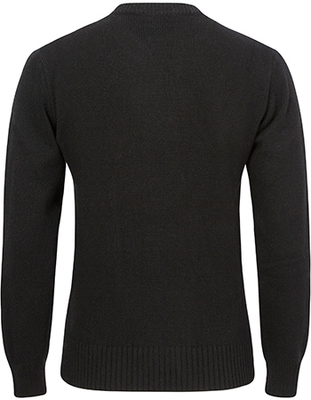 Trui Edda Recycled Cashmere Black Ardesia detail