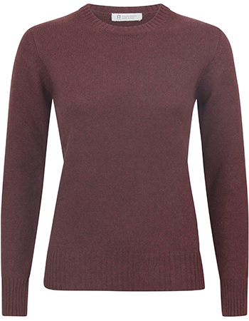 Trui Laura Gerecycled Wol Brown Cafe
