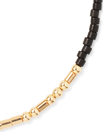 Armband Morse Code F You Black detail