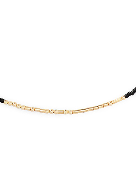 Ketting Morse Code Super Woman Black detail