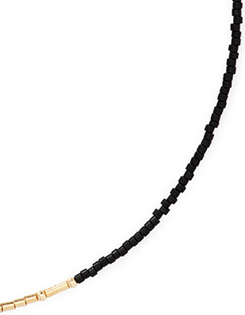 Ketting Morse Code Super Woman Black detail