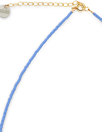 Ketting Morse Code Unstoppable Periwinkle detail