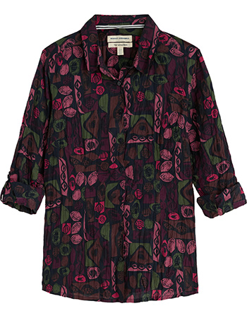Blouse Larissa Sculpted Shapes Dried Rose