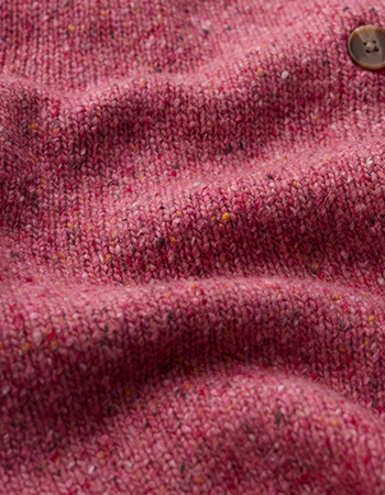 Cardigan Merinowol Dawson Pick Squash detail