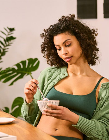 BH Bralette Top  Dark Green