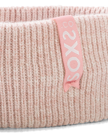 Hoofdband Wol Candy Frost detail