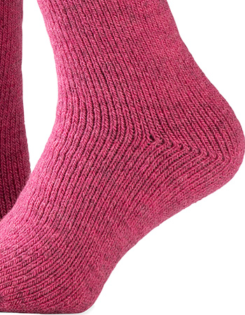 Sokken Eco Wol Medium Cold Proof Desert Roze detail