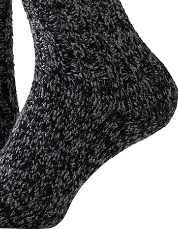 Sokken Bio Wol Medium Cool Cat Donkergrijs detail