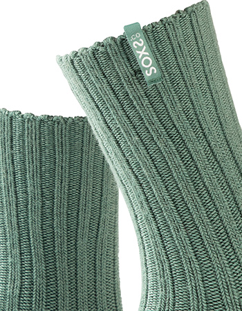 Sokken Eco Wol StreetWear Coastal Wave detail