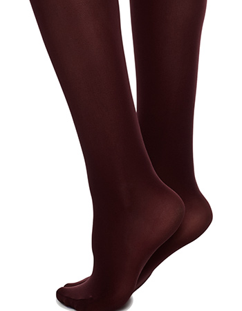 Panty Olivia Bordeaux 60 Denier detail