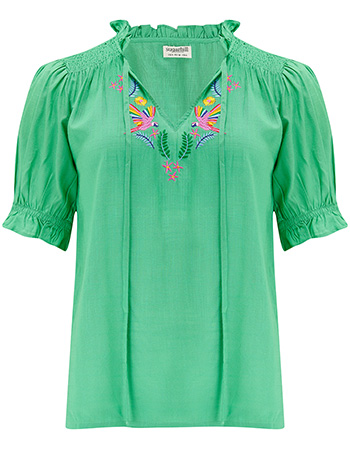 Top Angelique Parrots Green