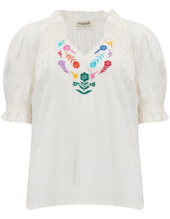 Top Haydee Shirrerd Rainbouw Off White