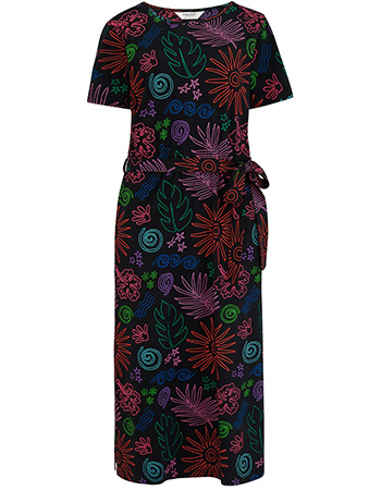 Jurk Flissy Island Fiesta Black