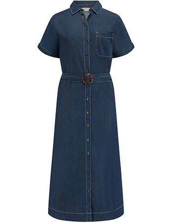 Jurk Lourdes Deep Blue Denim