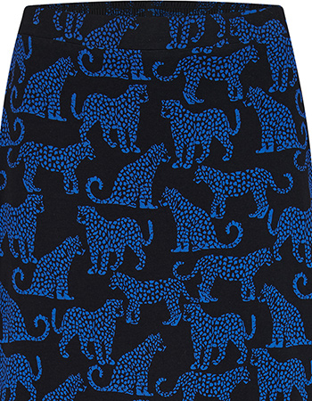 Rok Duska Leopard Blue Black detail