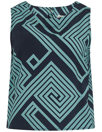 Shirt Marissa Geo Black Green