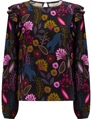 Blouse Trinity Jungle Panther Black