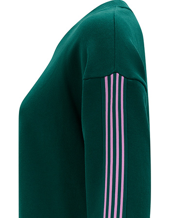 Sweater Magda Retro Stripe Pink Green detail