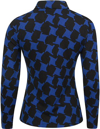 Blouse Com Soft Geo Blue detail