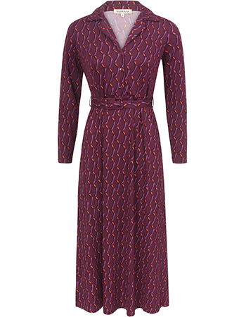 Jurk Annby Belt Purple