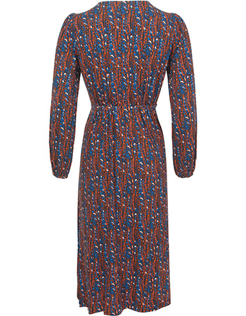 Jurk Dico Crossed Azul detail