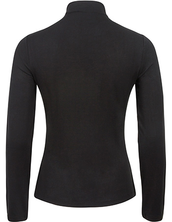 Longsleeve Bo Turtle Dun Zwart col perkins detail