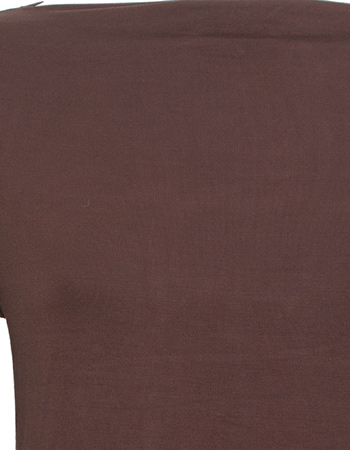 Longsleeve Nebu Boat Neck Chocolate detail