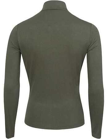 Longsleeve Col Perkins Verde detail