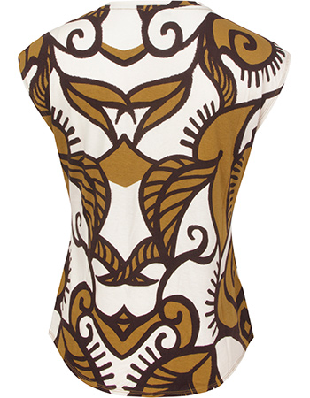 T&#8209;shirt V&#8209;Neck Ticeo Olive detail