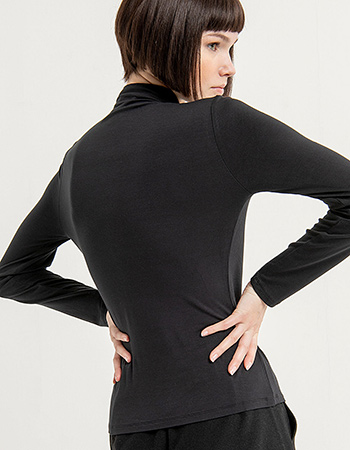 Longsleeve Bo Turtle Dun Zwart