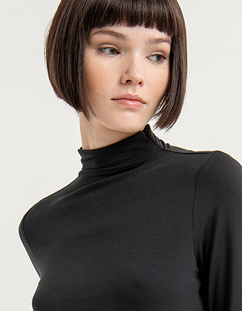 Longsleeve Bo Turtle Dun Zwart