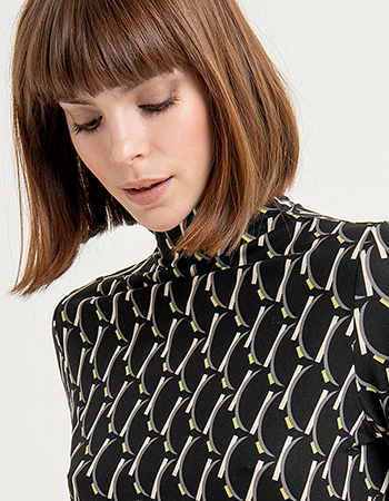 Longsleeve Anby Turtleneck Zwart