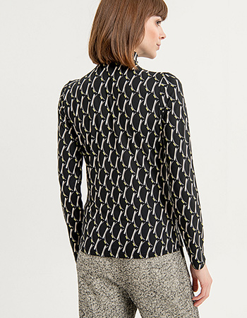 Longsleeve Anby Turtleneck Zwart