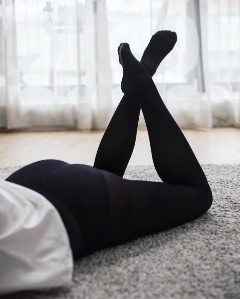 Panty Lia Zwart 100 Denier