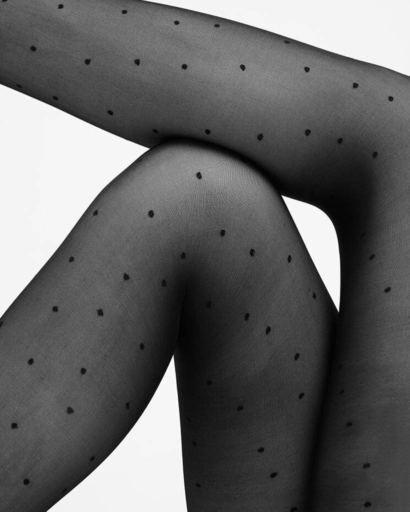 Panty Doris Dots Zwart 40 Denier