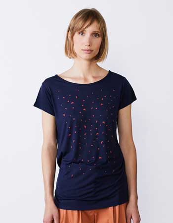 T-shirt Tangram Puzzle Deep Navy