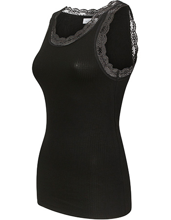Top Ibiza met Kant Zwart detail