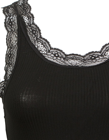 Top Ibiza met Kant Zwart detail