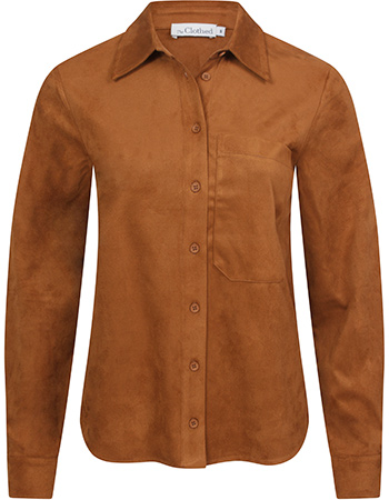 Blouse Vegan Suede Madurai Bronze