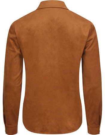 Blouse Vegan Suede Madurai Bronze detail